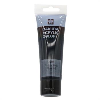 رنگ اکریلیک ساکورا  75میل   CARBON BLACK