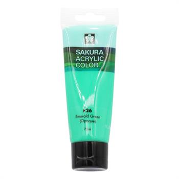 رنگ اکریلیک ساکورا  75میل   EMERALD GREEN