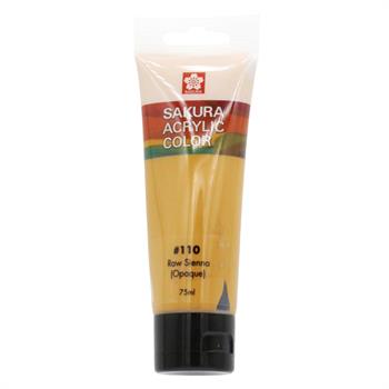 رنگ اکریلیک ساکورا  75میل   RAW SIENNA
