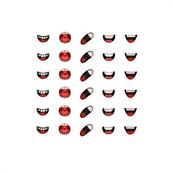 لب رزینی طرح دوسایز 6میل ( 30عددی )