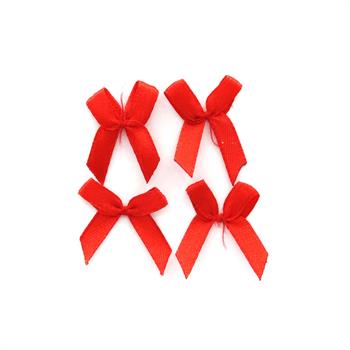پاپیون متالیک قرمز شماره سه 6عددی